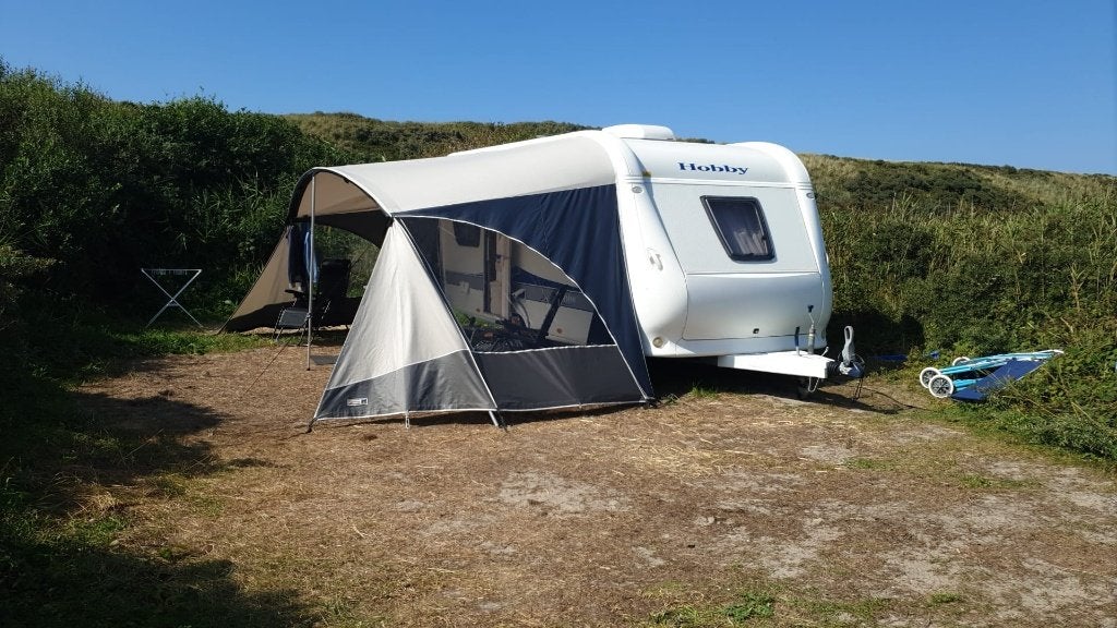 Hobby 460 UFe Excellent Mover | Airco | Luifel | Voortent, Caravans en Kamperen, Vast bed, Rondzit, Hobby, Particulier