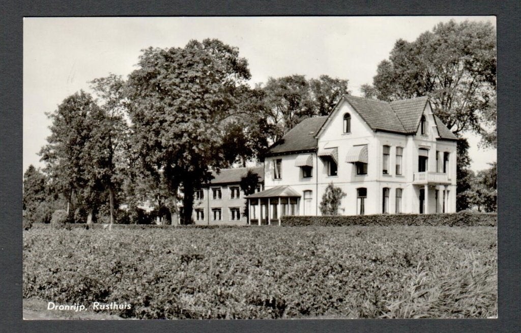 Oude Ansicht - Dronrijp , Rusthuis - Frl., Ophalen of Verzenden, 1960 tot 1980, Gelopen, Friesland