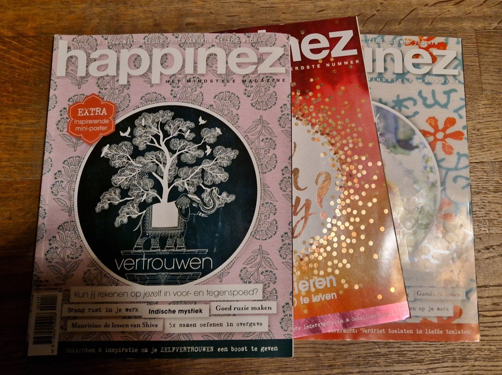 happinez losse nummers jaargang 2017, Boeken, Verzenden, Gelezen, Lichaam en Geest