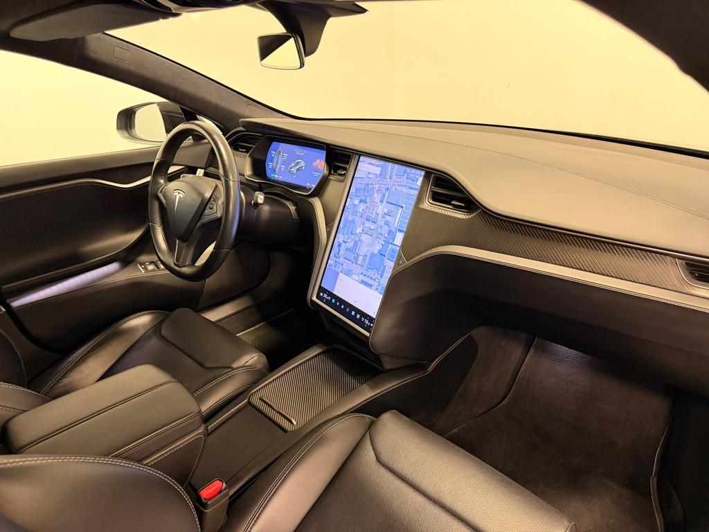 Tesla Model S 100D Performance 700pk, Automaat, 110 €/maand, Model S, Zwart