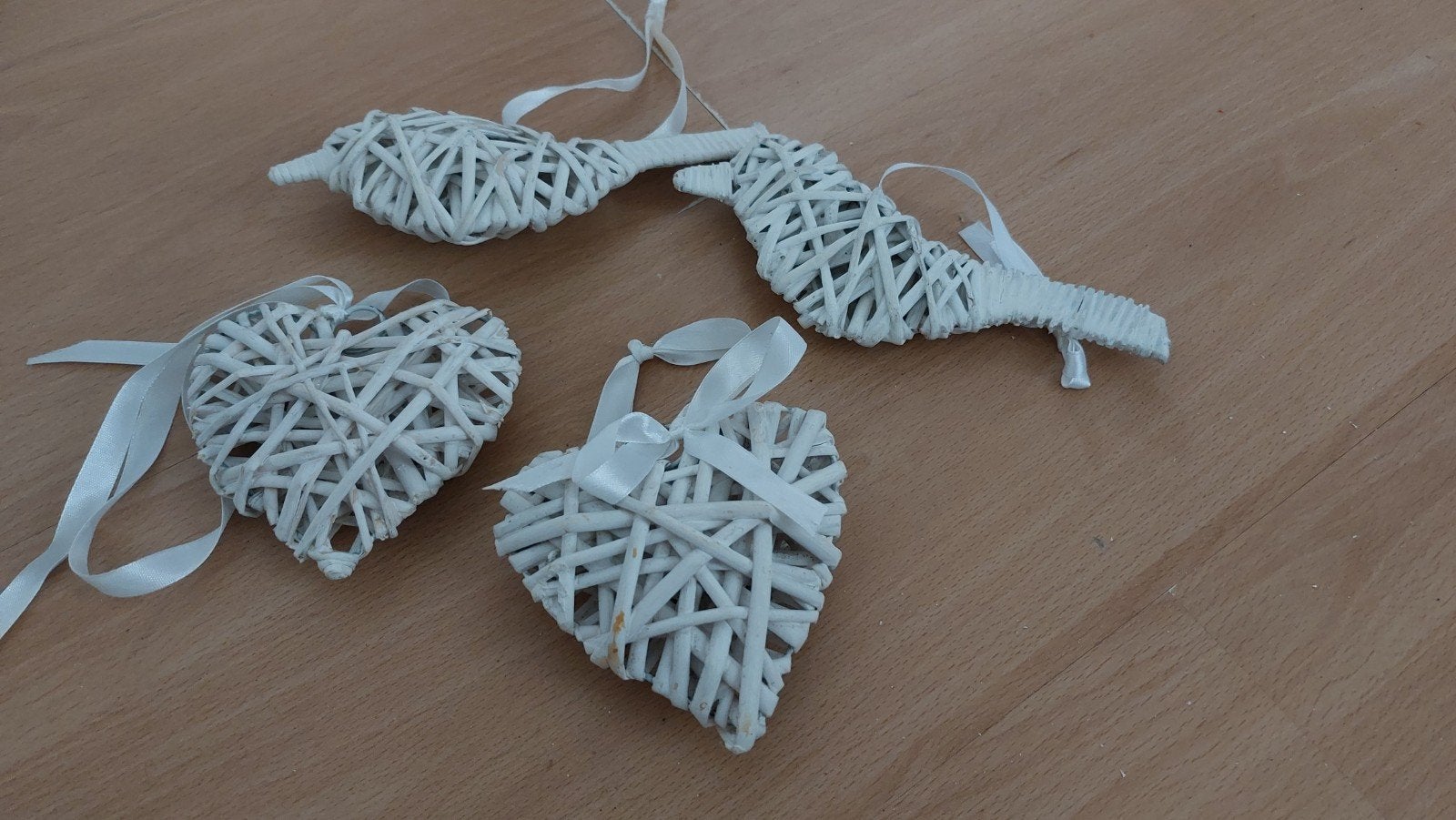 te koop 2 vogels en 2 hartjes hangers, Ophalen of Verzenden