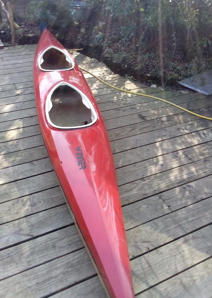 Kano / Kajak 2 persoons, Watersport en Boten, Kano's, Ophalen, Met peddels, Kajak, Twee personen