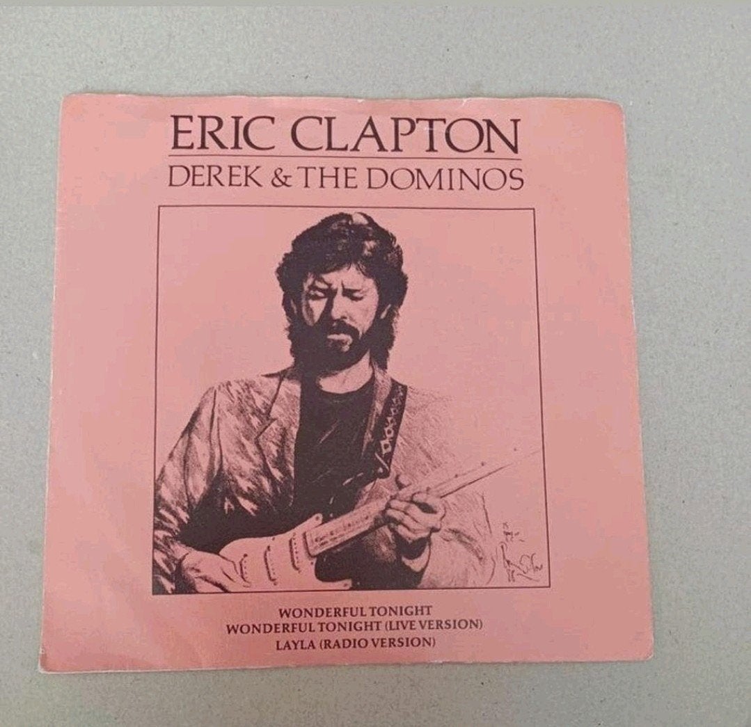 Eric Clapton/Derek & The Dominos - Wunderfull Tonight /Layla, Gebruikt, 7 inch, Ophalen of Verzenden, Pop