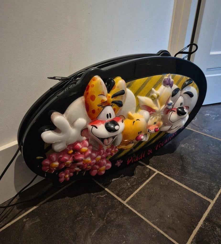 Diddl en Vrienden Lichtbak Reclame Etalage - Uniek Item, Verzamelen, Diddl, Ophalen, Gebruikt, Knuffel