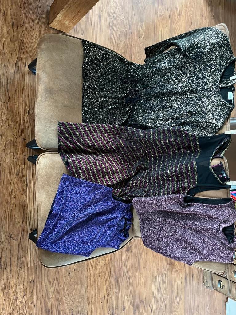 Glitter set maat 146/152!, Ophalen of Verzenden, Zo goed als nieuw
