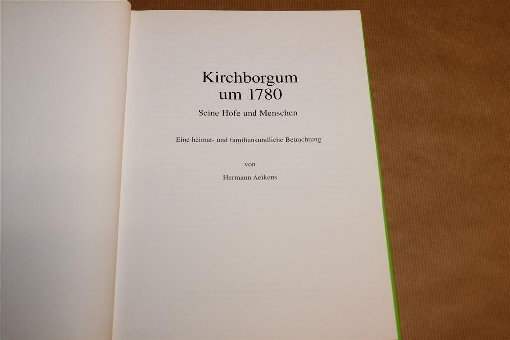 Kirchborgum om 1780 — Hoven en Mensen Studie [DE], Ophalen of Verzenden, Zo goed als nieuw, Europa