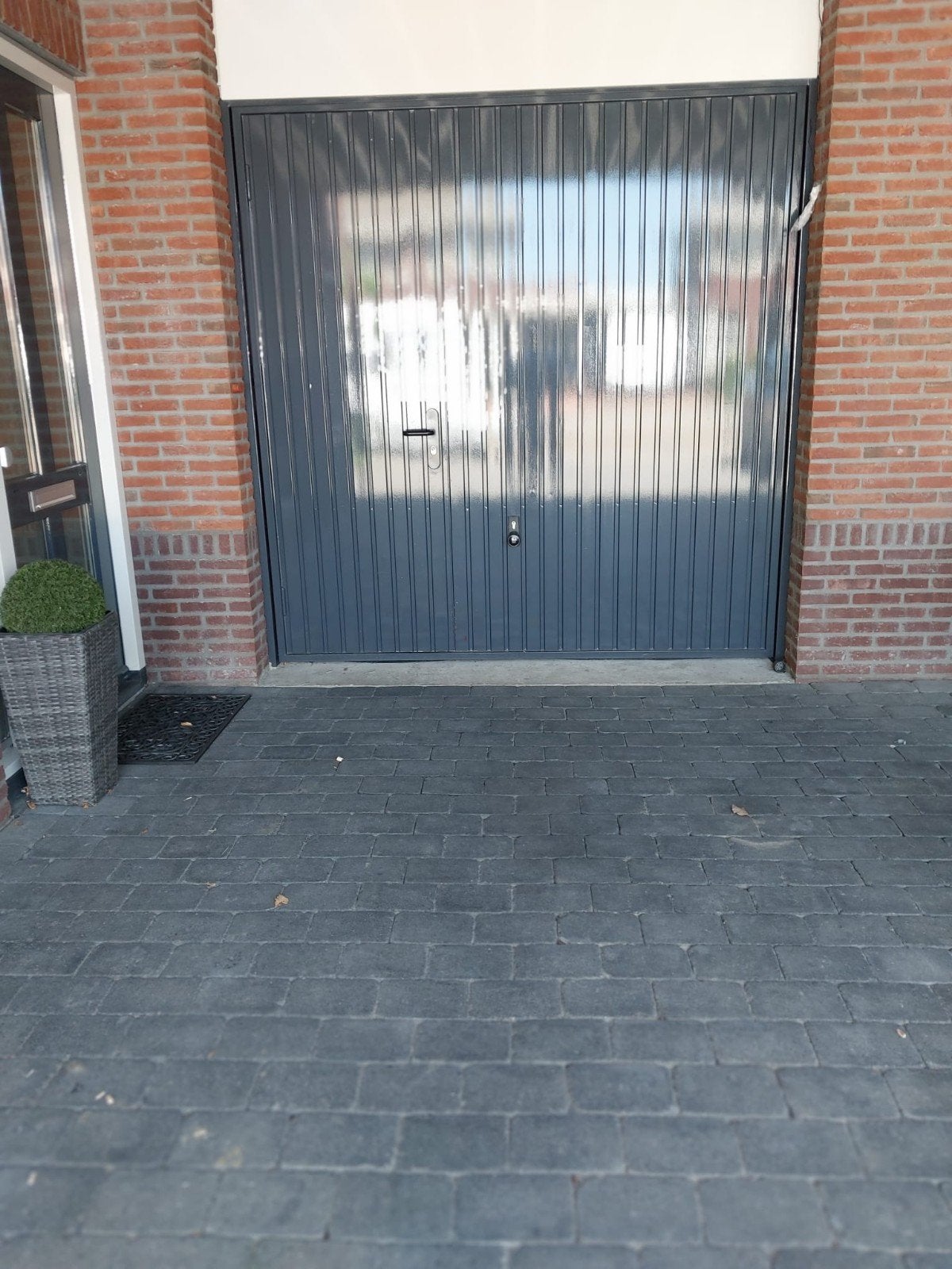 Hormann Garagedeur - afmeting ca. 2.37x 2.37, Ophalen, Garagedeur, Metaal, 120 cm of meer
