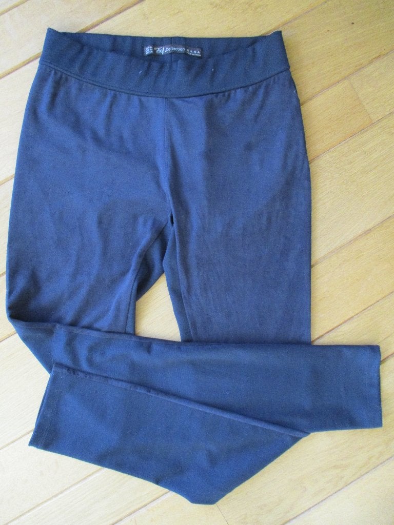 ZARA TRF Collection legging blauw maat 40 - nieuw -, Maat 38/40 (M), Blauw, Zara, Nieuw