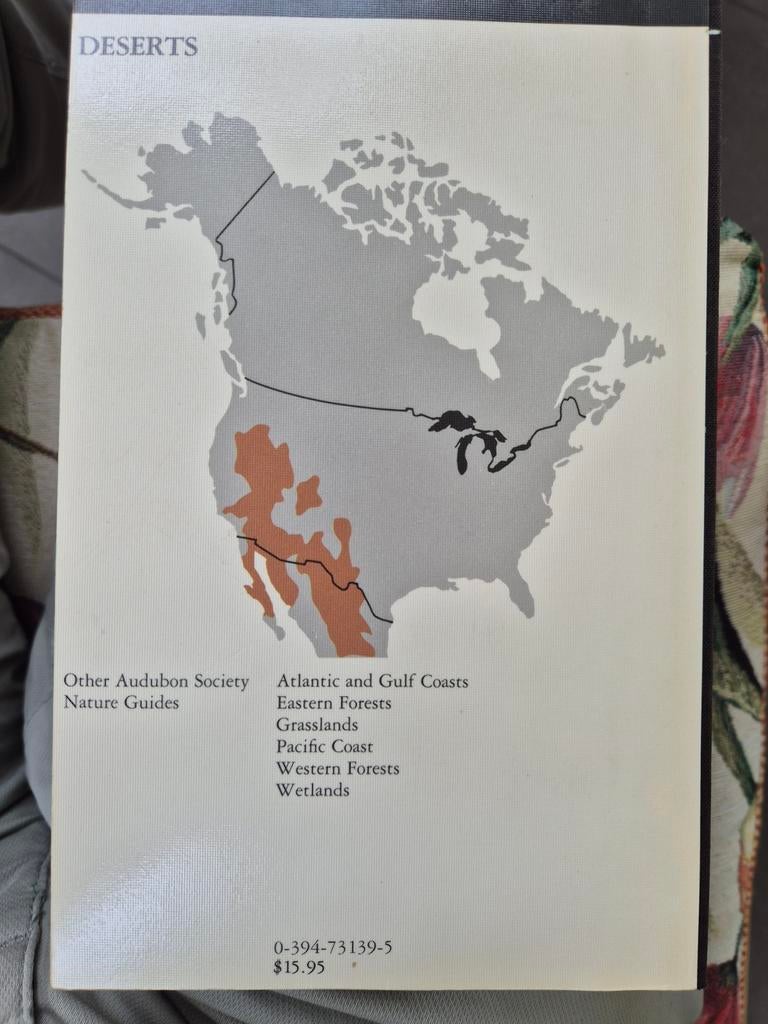 Audubon Society Natuurgids: Woestijnen Noord-Amerika, Ophalen of Verzenden, Gelezen, Natuur algemeen, National Audubon Society