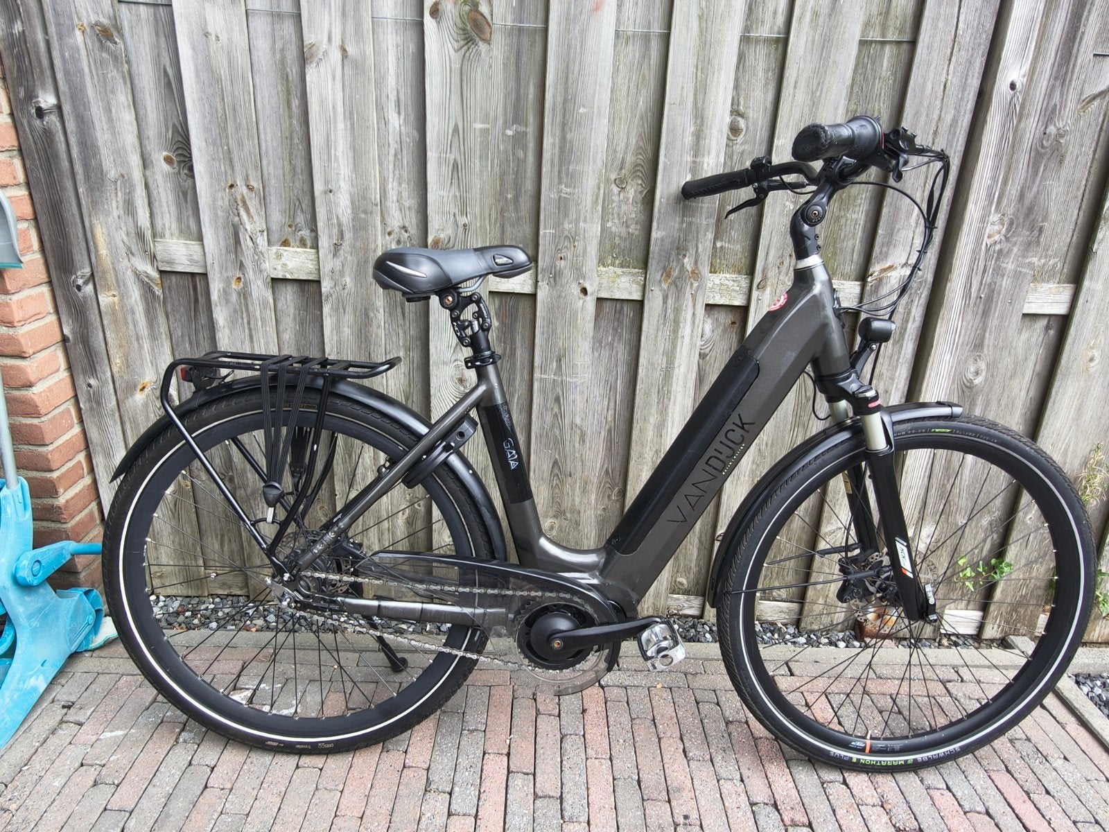 Van Dijck Gaia 2021 - 630wh batterij -, Fietsen en Brommers, Elektrische fietsen, Zo goed als nieuw, 50 km per accu of meer, 55 tot 59 cm