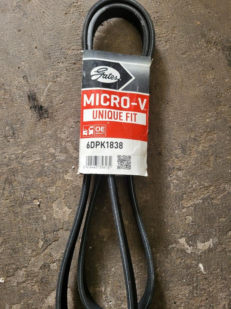 Nieuwe Gates Micro-V Multiriem 6DPK1838 - Verkeerd Besteld, Ophalen, Nieuw