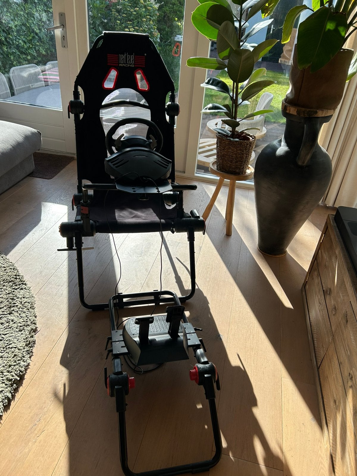 Next Level Racing stoel + Thrustmaster T80 Ferrari stuur, Ophalen, PlayStation 4, Zo goed als nieuw, Playseat of Racestoel