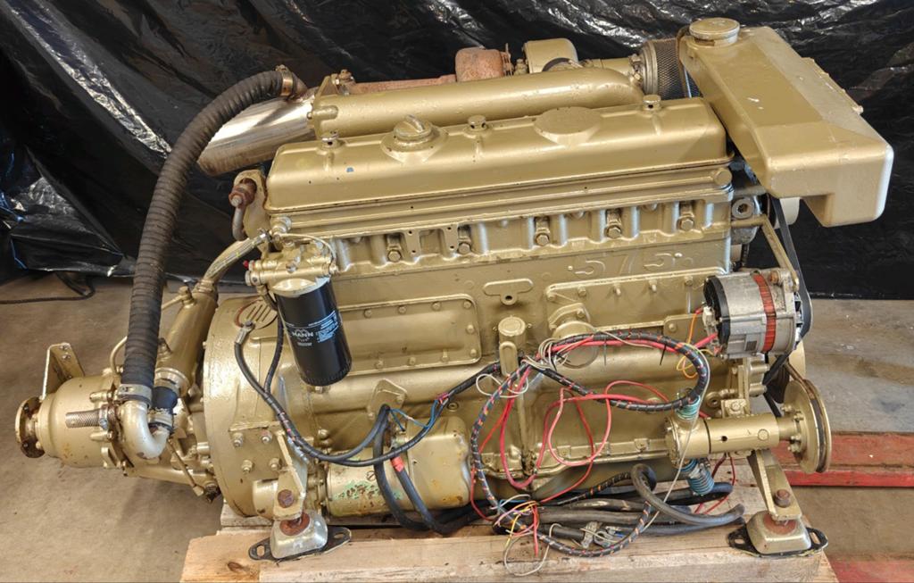 Compleet DAF 575 met turbo compleet nieuwe Vetus boegschroef, Ophalen, Nieuw, Diesel, 30 pk of meer