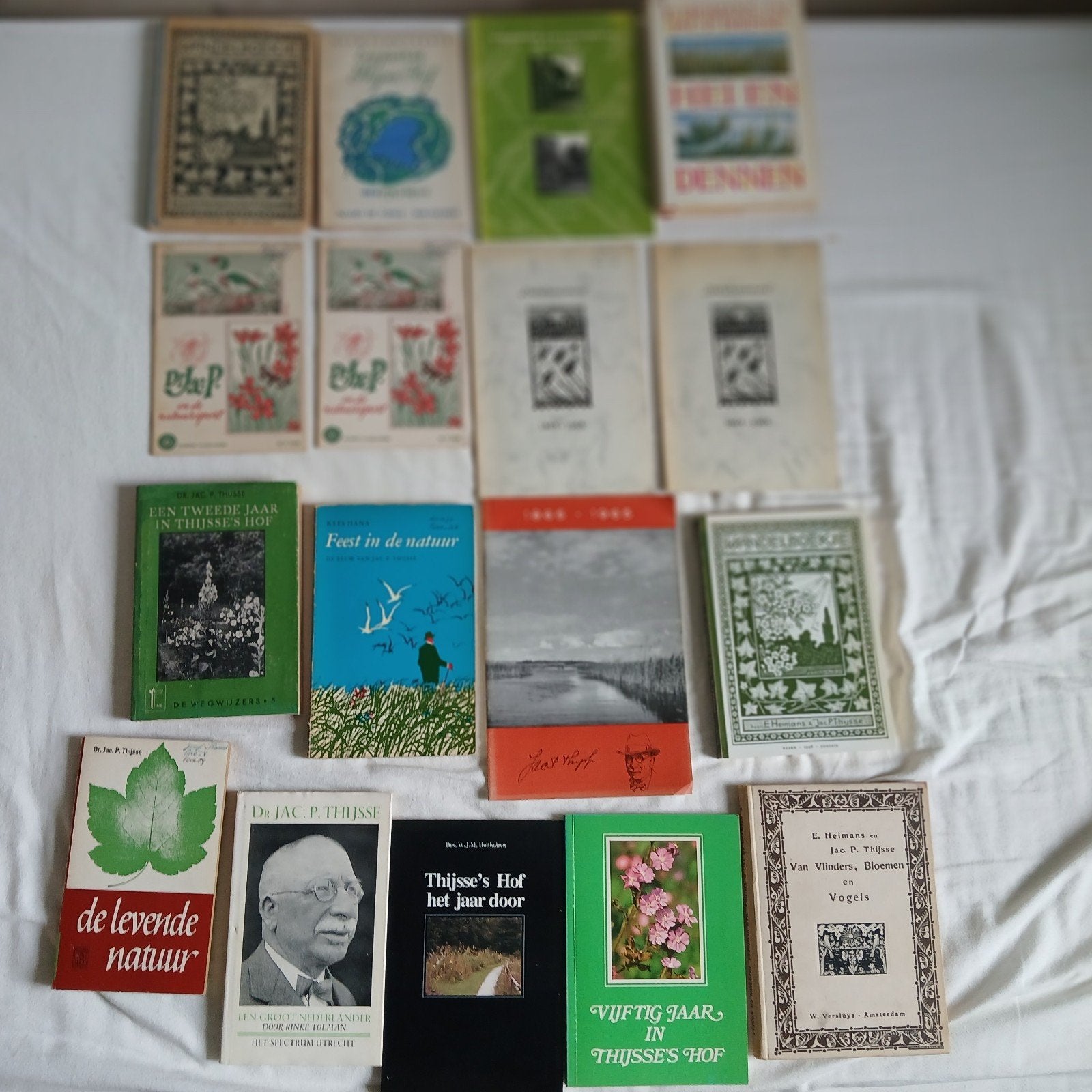 Grote collectie Jac. P. Thijsse boeken - Natuur en Biologie, Boeken, Natuur, Ophalen, Gelezen, Natuur algemeen