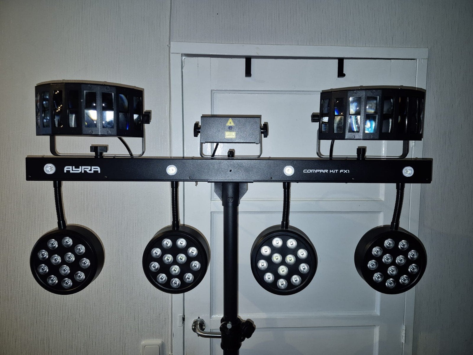 Ayra Compar Kit FX1 Lichtset met Laser en Lichteffecten, Ophalen, Zo goed als nieuw, Licht, Geluidgestuurd