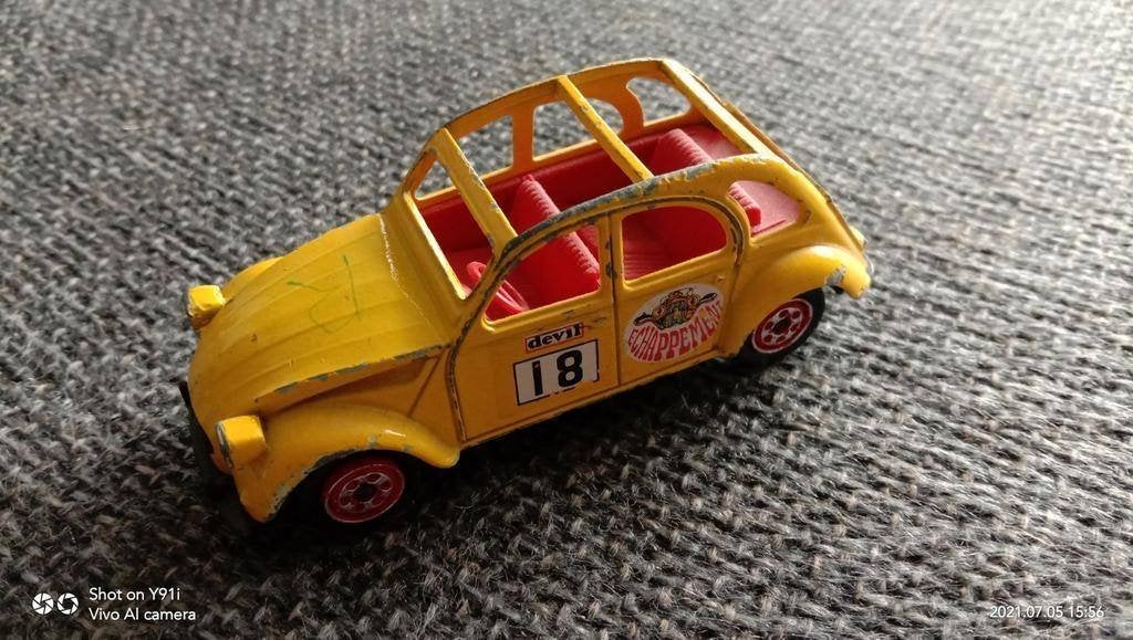 Solido Citroen 2cv eend, Verzenden, Auto, Solido
