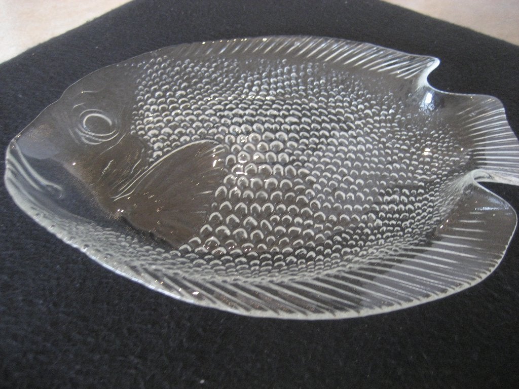 Visschaal .kristal. geperst /gevormd zgan arcoroc 21092026, Ophalen, Overige stijlen, Glas, Schaal of Schalen