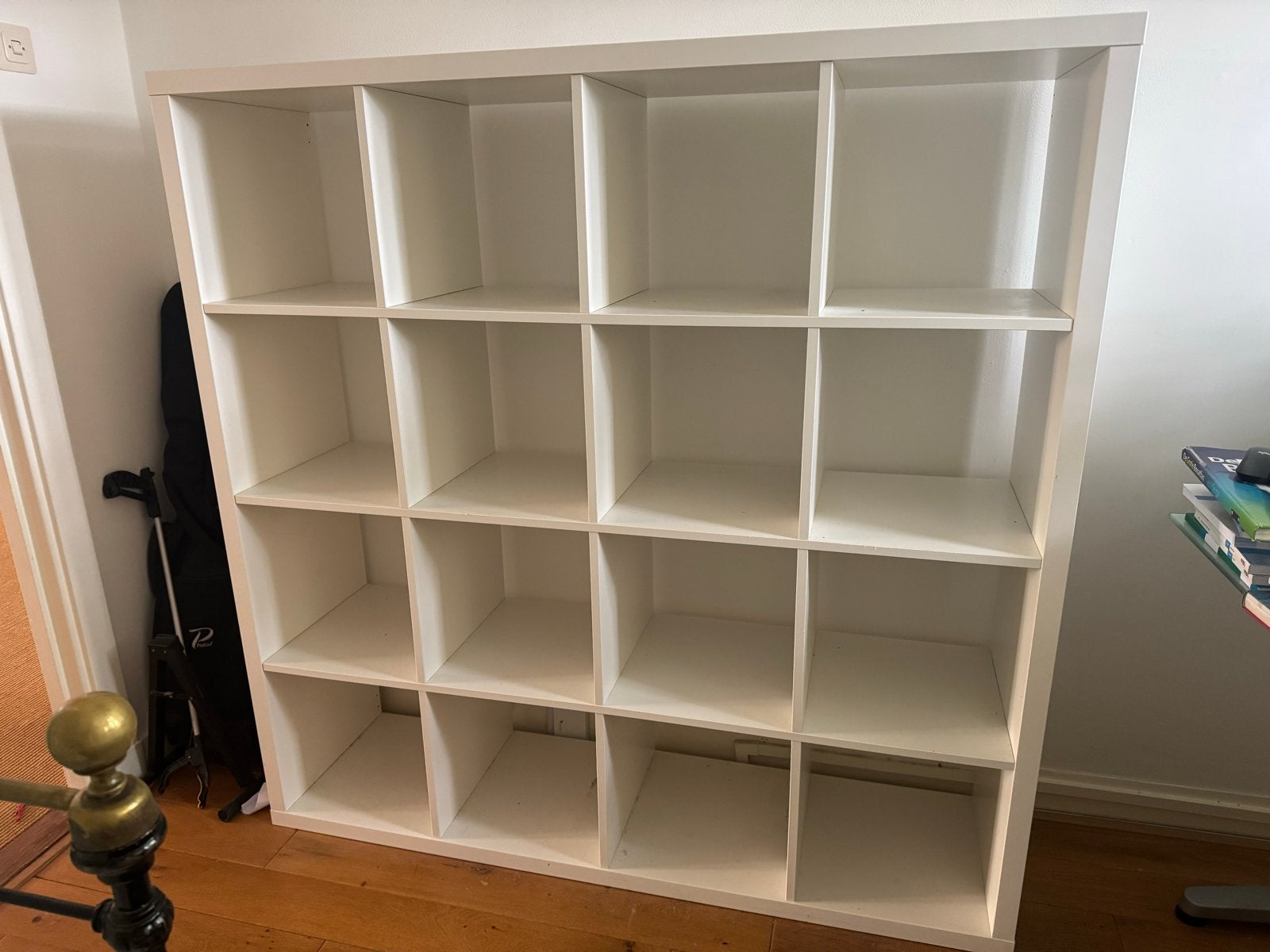 Ikea Kallax vakkenkast wit - Ruime opbergoplossing, Ophalen, Met plank(en), Gebruikt, 100 tot 150 cm