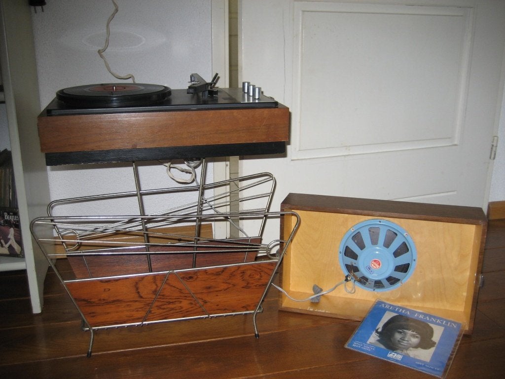 Sixties koffer grammofoon sixties vendomatic, Audio, Tv en Foto, Ophalen of Verzenden, Gebruikt, Overige merken