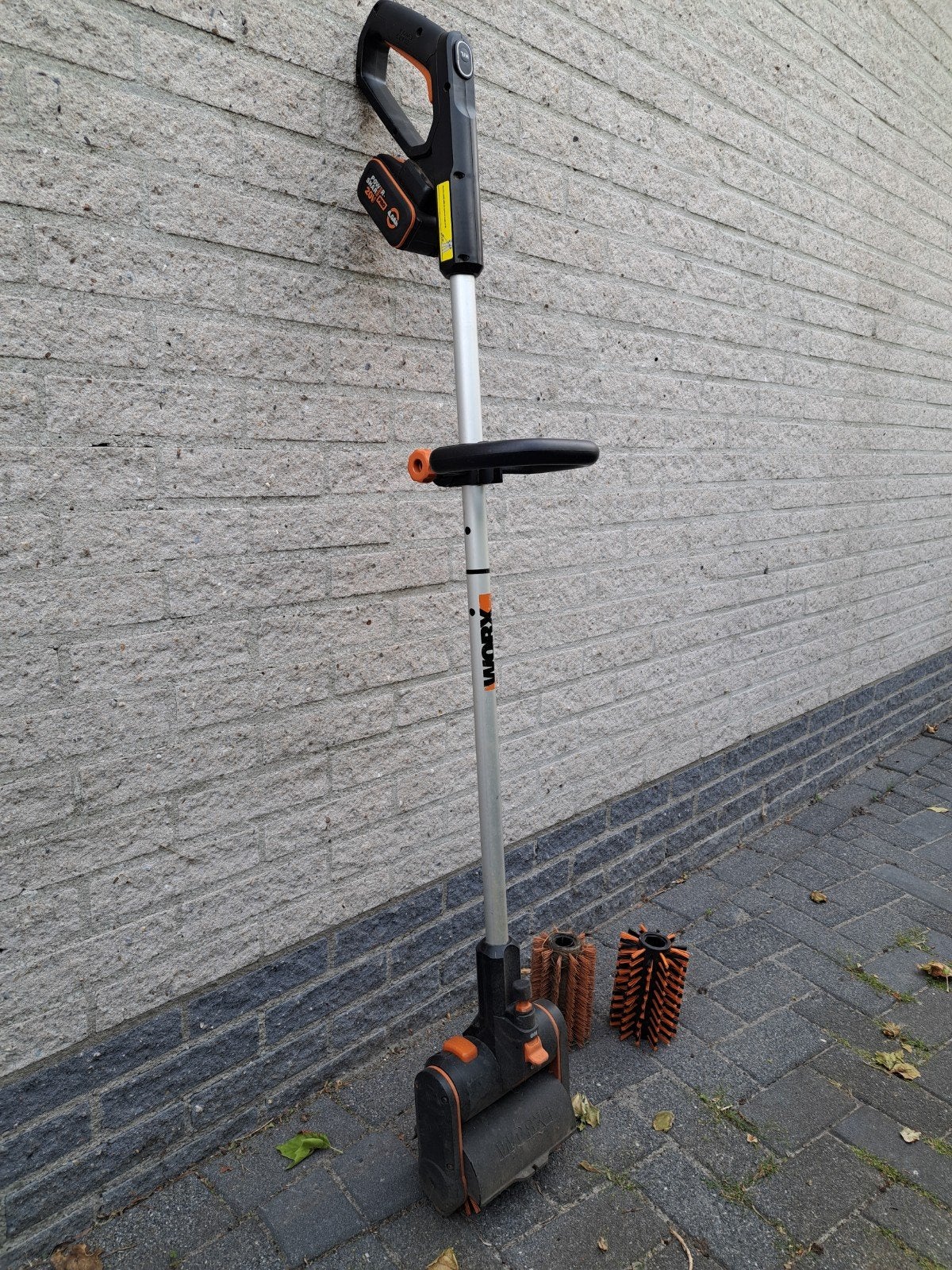 Worx WG44IE Accu voegenborstel met 2 nieuwe borstels, Ophalen of Verzenden, Gebruikt, Worx