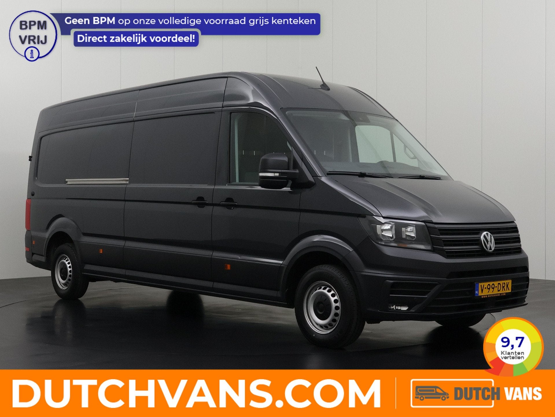 Volkswagen Crafter 2.0TDI 140PK DSG Automaat L4H3 Highline |, Dealer onderhouden, Stof, Gebruikt, Euro 6