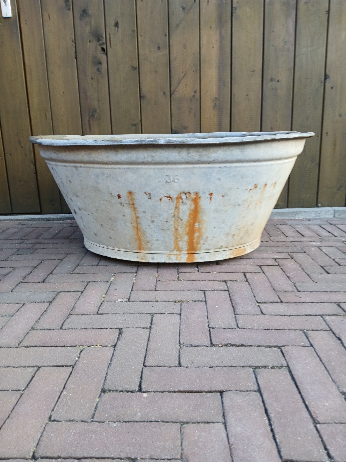 Zinken teil., Ophalen, Overige vormen, Metaal, 60 tot 100 cm