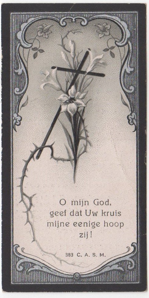 Cornelia van den Bosch 1840 Kamerik + 1921 Woerden, 81 jaar, Verzenden