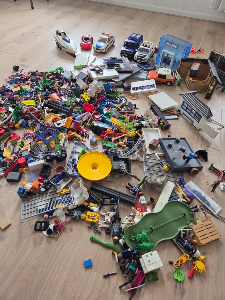 Grote Playmobil collectie: brandweer, politie en meer!, Kinderen en Baby's, Speelgoed | Playmobil, Ophalen, Gebruikt, Los playmobil