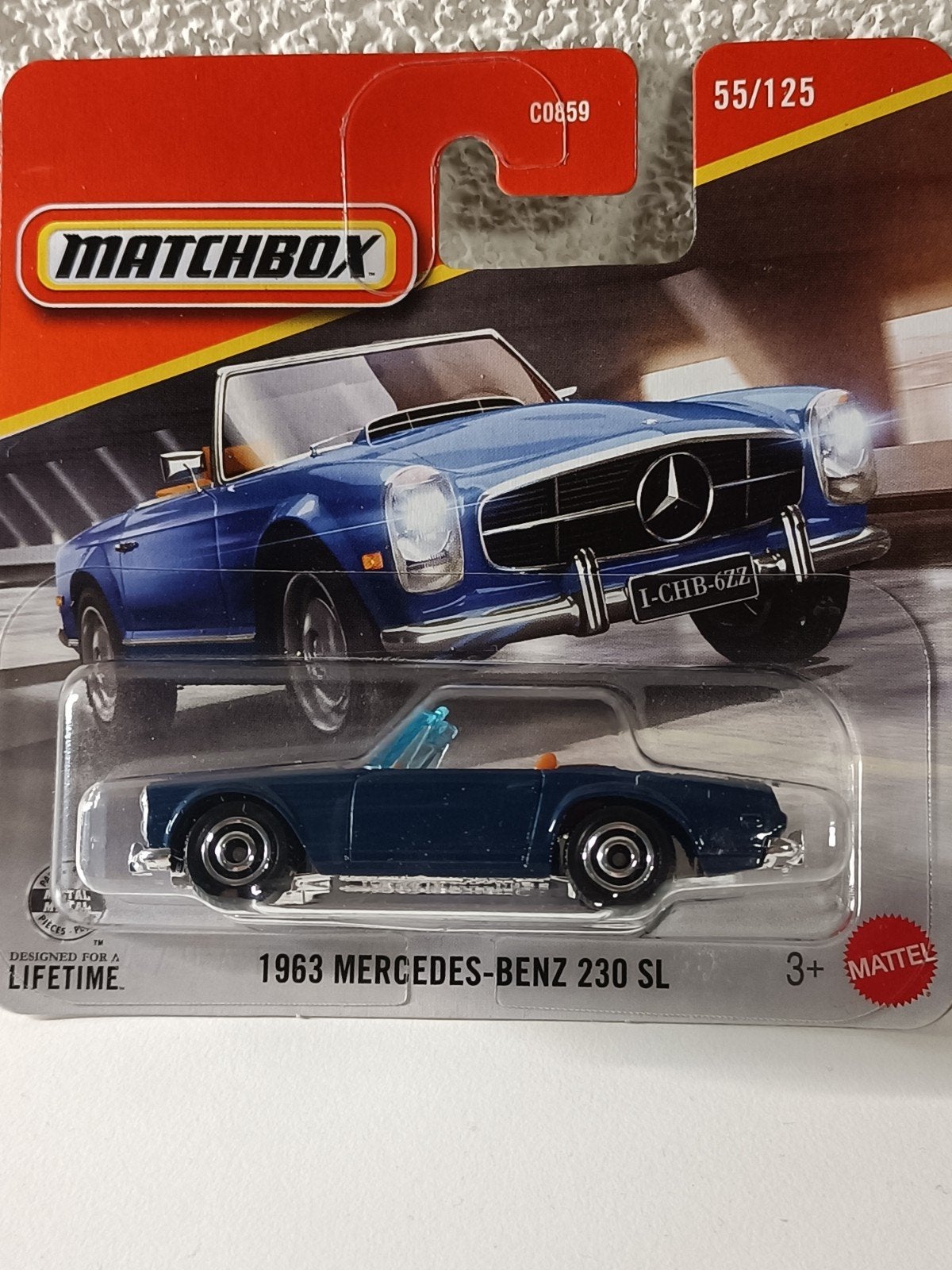 Matchbox 1963 Mercedes-Benz 230 SL (55/125), Ophalen of Verzenden, Nieuw