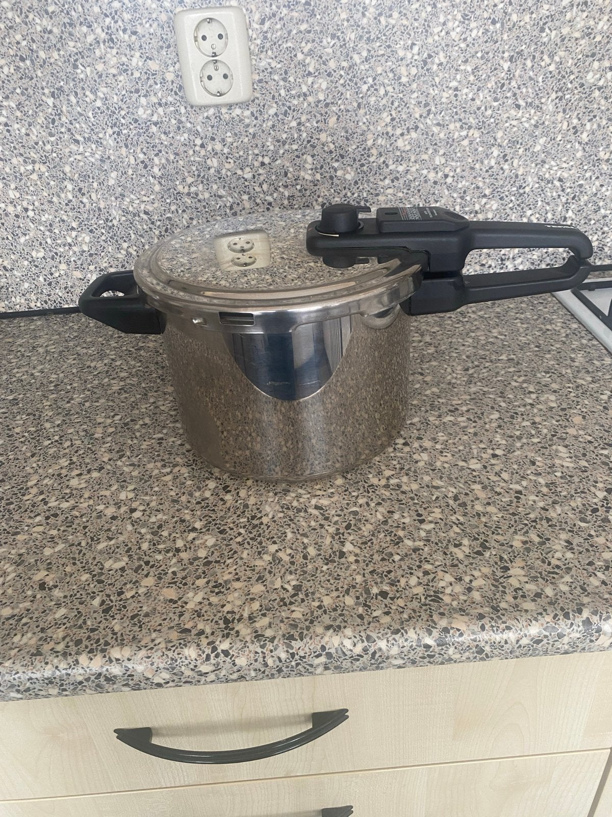 Snelkookpan met veiligheidssysteem, Ophalen, Snelkookpan, Met deksel, Rvs