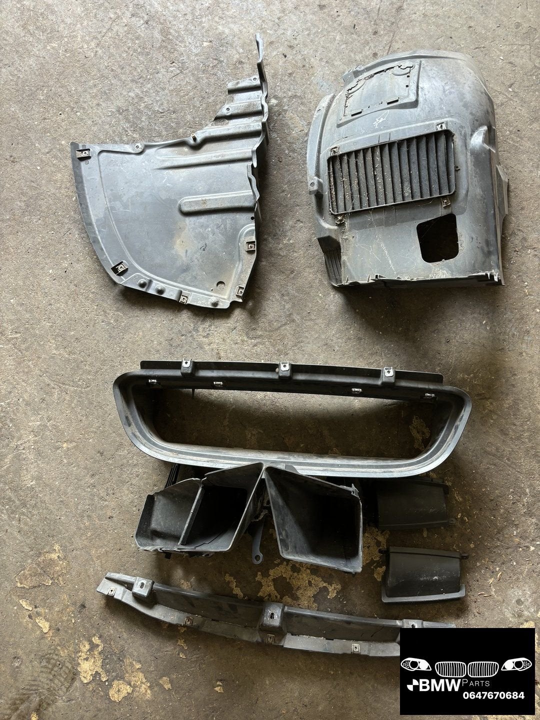 Luchtgeleider wielkuipen + div plastic Bmw 135i E82 E88, Auto-onderdelen, Carrosserie en Plaatwerk, Gebruikt, -, -, Ophalen of Verzenden