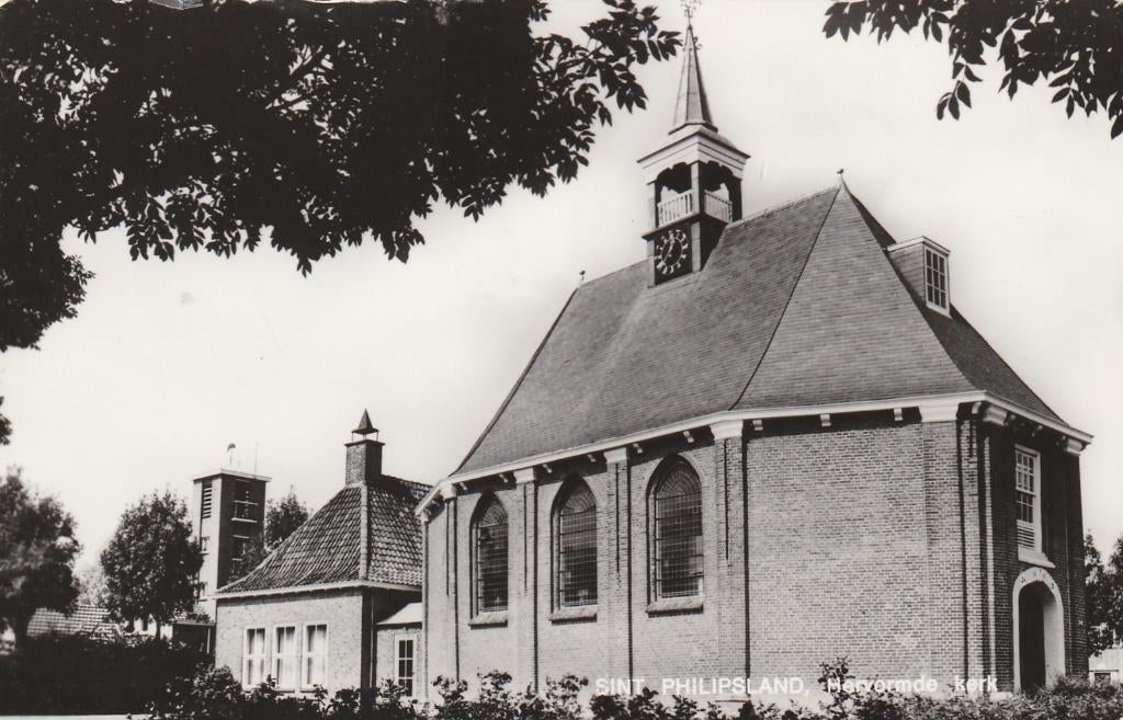ST. PHILIPSLAND Ned. Herv. Kerk, Verzenden, 1960 tot 1980, Ongelopen, Zeeland