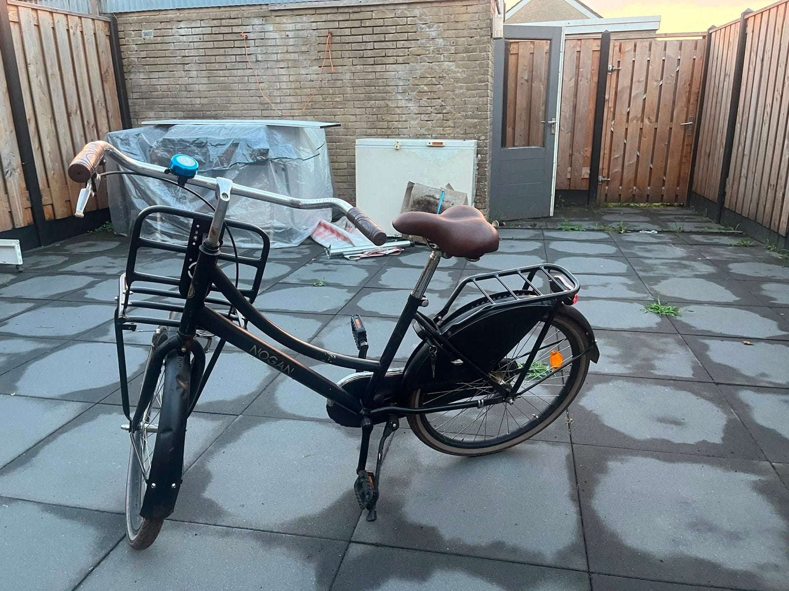 NOGAN meisjesfiets met nieuw slot, Fietsen en Brommers, Fietsen | Meisjes, Ophalen of Verzenden, Gebruikt, Terugtraprem, 24 inch