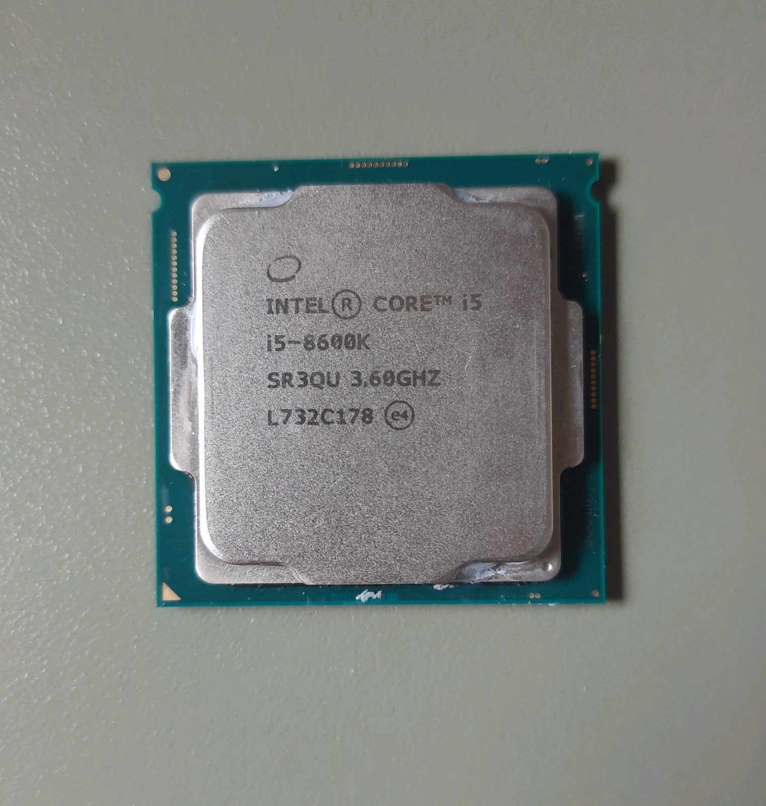 Intel Core i5-8600K Processor 3.60GHz, Computers en Software, LGA 1151, Gebruikt, Ophalen of Verzenden, Intel Core i5-8600K