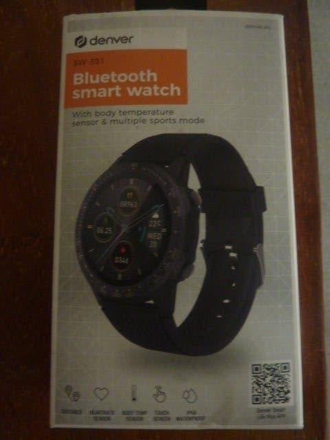 Denver SW-351 blue tooth - smart watch, Afstand, Zwart, Nieuw, Ophalen of Verzenden