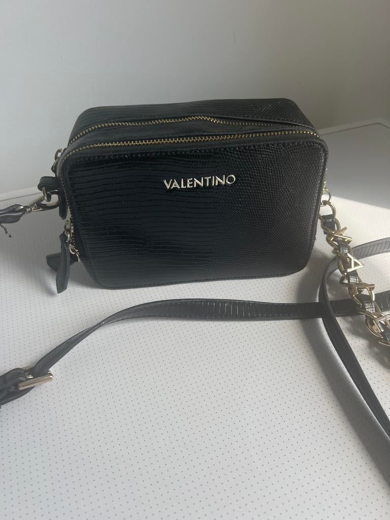 Valentino originele zwarte schoudertas, Ophalen of Verzenden, Zo goed als nieuw