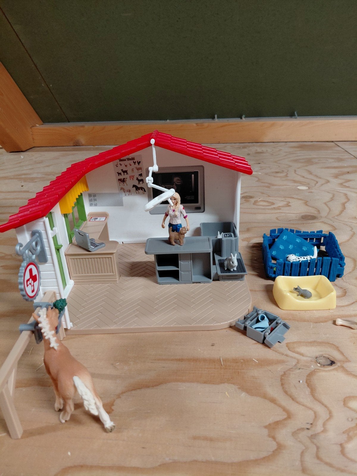 Schleich Farm World Dierenartspraktijk, Ophalen of Verzenden, Zo goed als nieuw, Jongen of Meisje