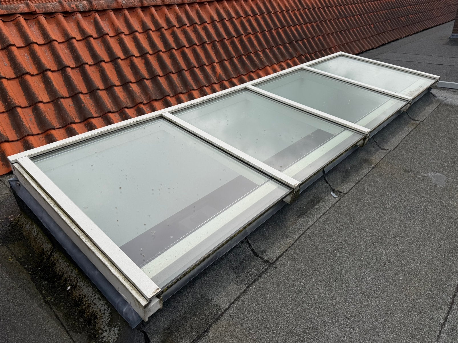 Lichtstraat 440 x 125, Ophalen, Gebruikt, Dubbelglas, 160 cm of meer