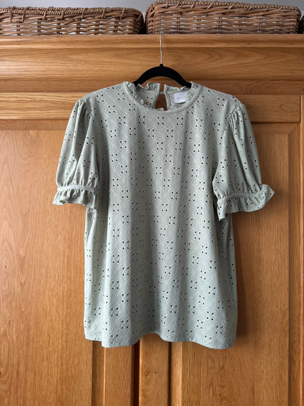 Dames vila blouse groen | maat L, Ophalen of Verzenden, Zo goed als nieuw, Maat 42/44 (L), Groen