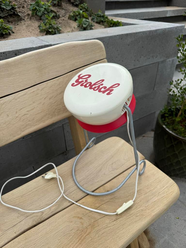 Grolsch reclame lamp, Ophalen of Verzenden, Gebruikt, Reclamebord, Plaat of Schild, Grolsch