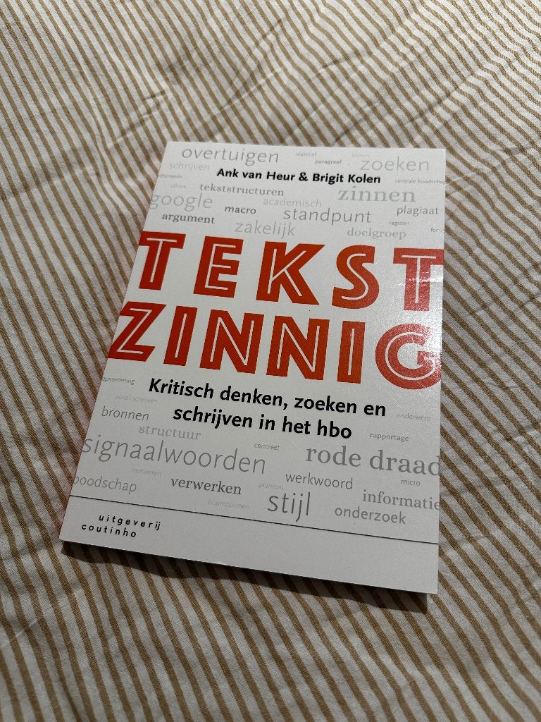 Tekstzinnig, Ank van Heur, Nieuw, Beta, HBO