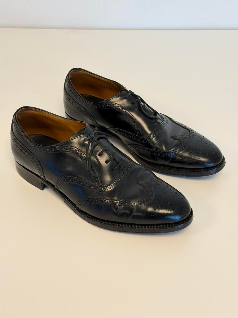 Cheaney Woodstock brogues zwart leer 43 leather schoenen, Zwart, Ophalen of Verzenden, Zo goed als nieuw, H