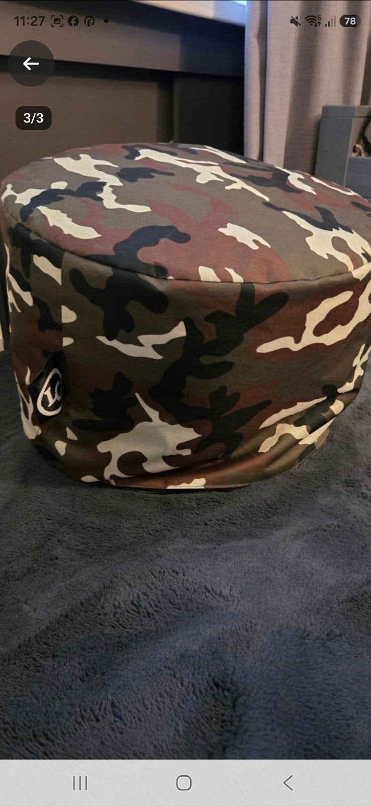 Zitzak hoes camouflage print - Wasbaar, Ophalen of Verzenden, Zo goed als nieuw, Meerkleurig, Zitzak