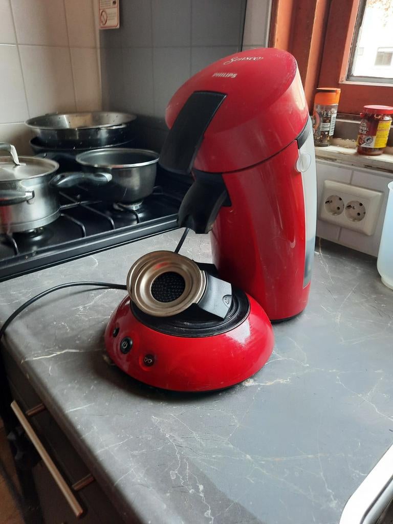 Senseo Rood - Gebruikt koffiezetapparaat, Ophalen, Gebruikt, Koffiemachine, Koffiepads en cups