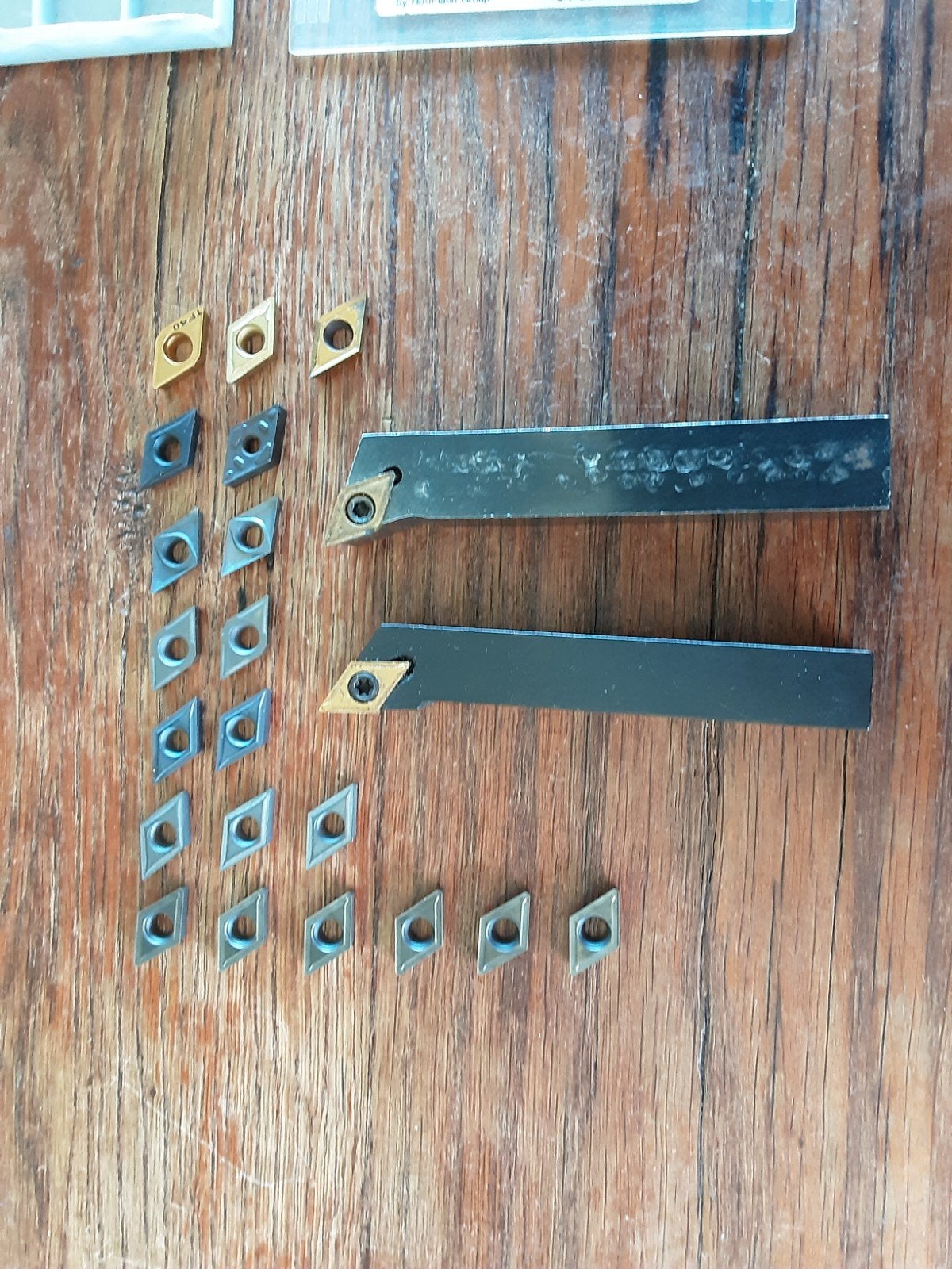 Draaibeitel met Sandvik plaatjes, Ophalen of Verzenden, Metaaldraaibank