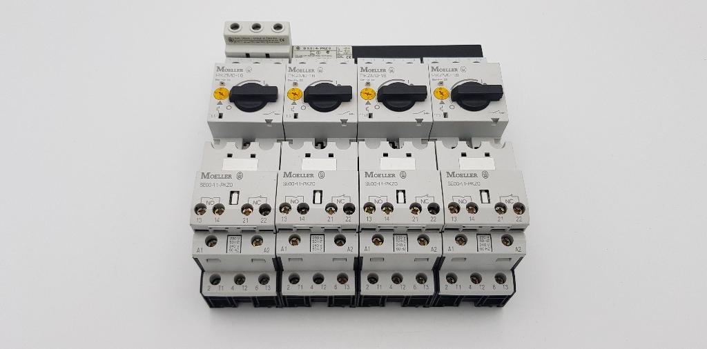 Klockner Moeller Motorbeveiligingsschakelaar PKZM0-1,6 (set), Gebruikt, Onbekend, Ophalen of Verzenden, Onbekend