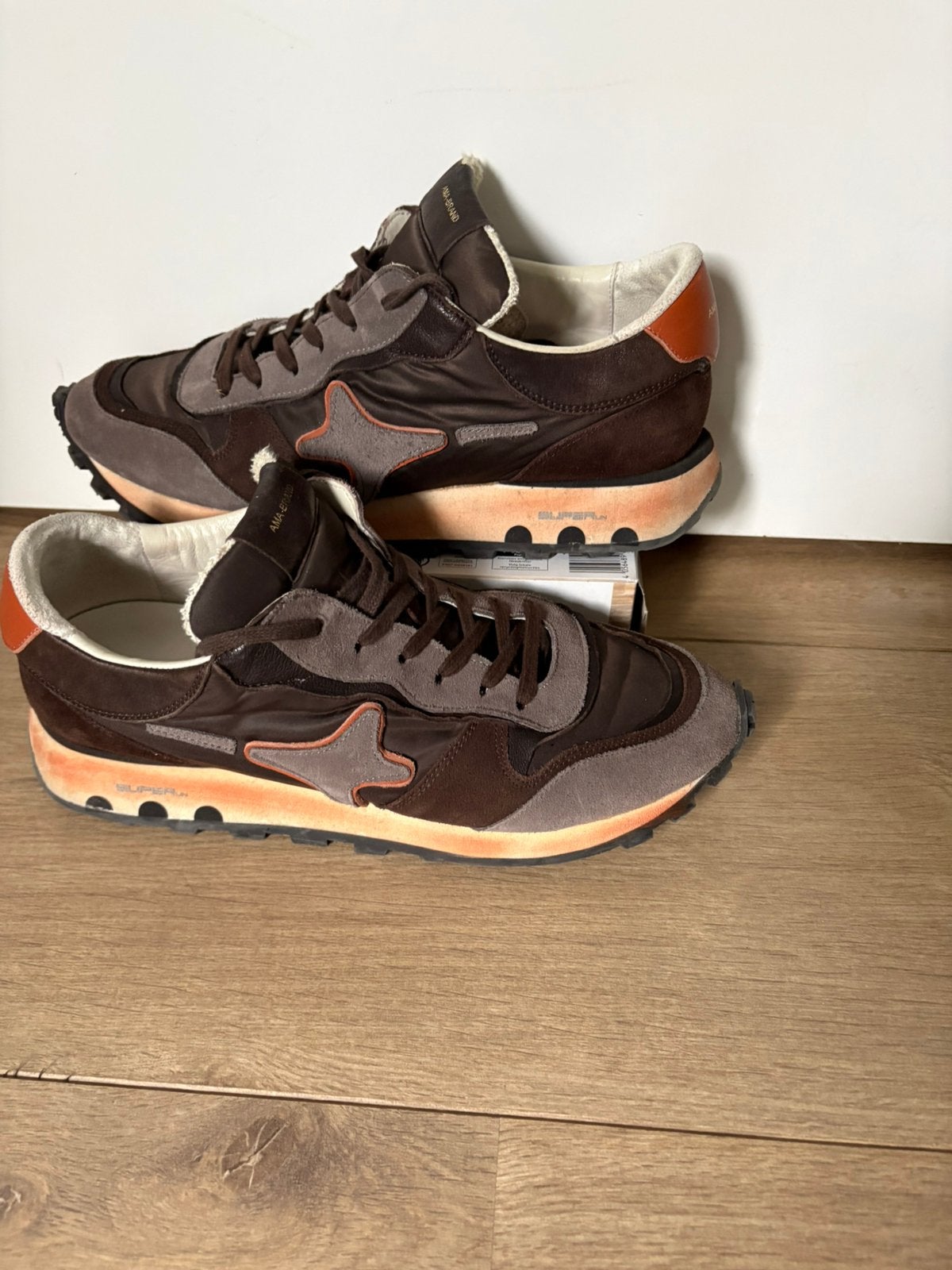 Heren sneakers Ama-Brand zo goed als nieuw maat 43, Ophalen of Verzenden, Zo goed als nieuw