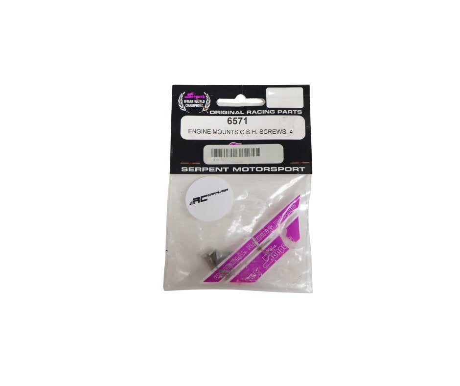 Serpent 6571 engine mounts c.s.h. screws 4