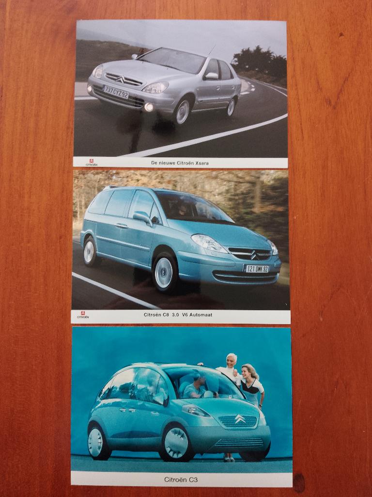 Persfoto’s Citroën Xsara, C3 concept, C8 3.0 V6, Ophalen of Verzenden, Nieuw, Citroën