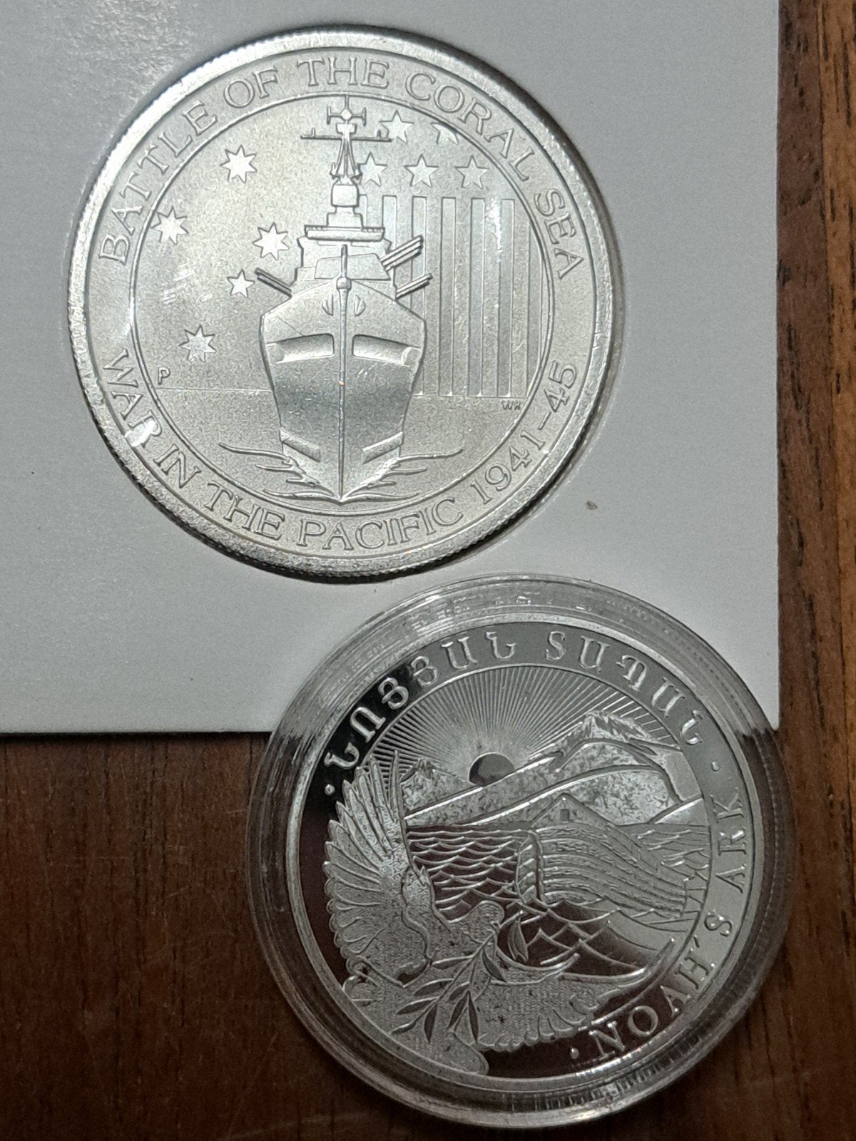 2x halve ounce zilver
